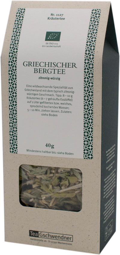 Thé de Montagne Grec Bio