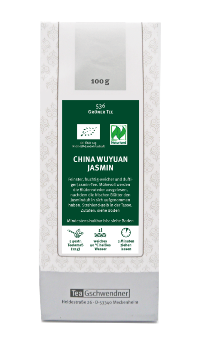 Jasmin Wuyuan de Chine Bio