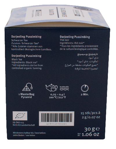 Darjeeling Pussimbing First Flush Bio/Naturland (Pyramide MasterBag)