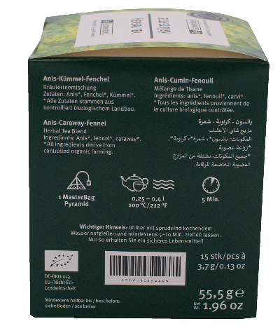 Anis–Cumin–Fenouil Bio (MasterBag Pyramide)