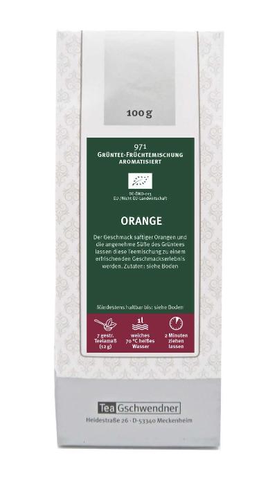 Orange Bio (thé vert)