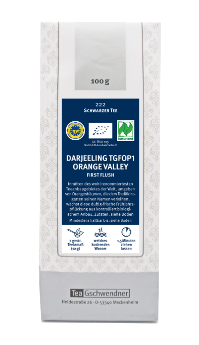 Darjeeling TGFOP1 Orange Valley First Flush Bio