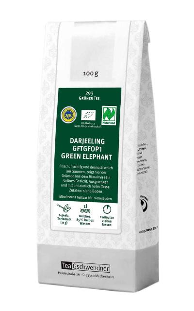 Darjeeling GFTGFOP1 Green Elephant Bio/Naturland